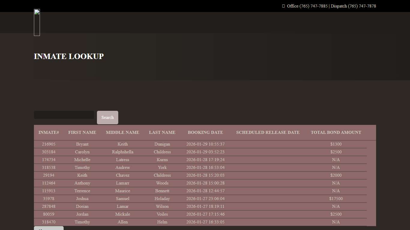 Inmate Lookup - Delaware County Sheriff